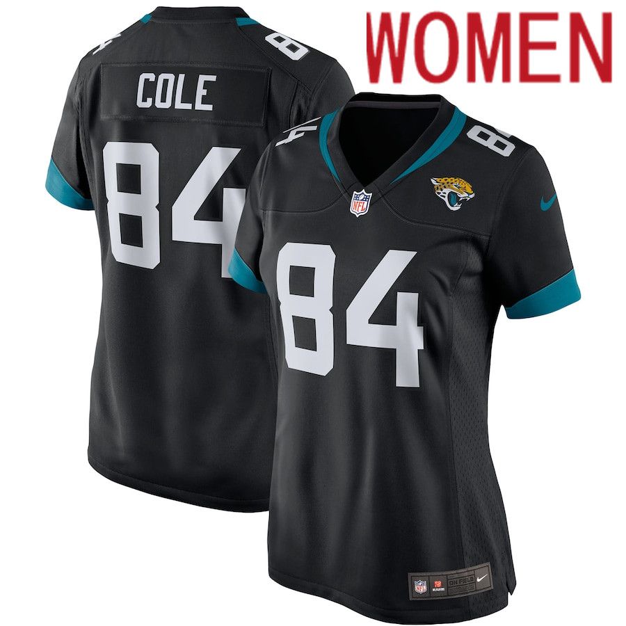 Women Jacksonville Jaguars 84 Keelan Cole Nike Black Player Game NFL Jersey